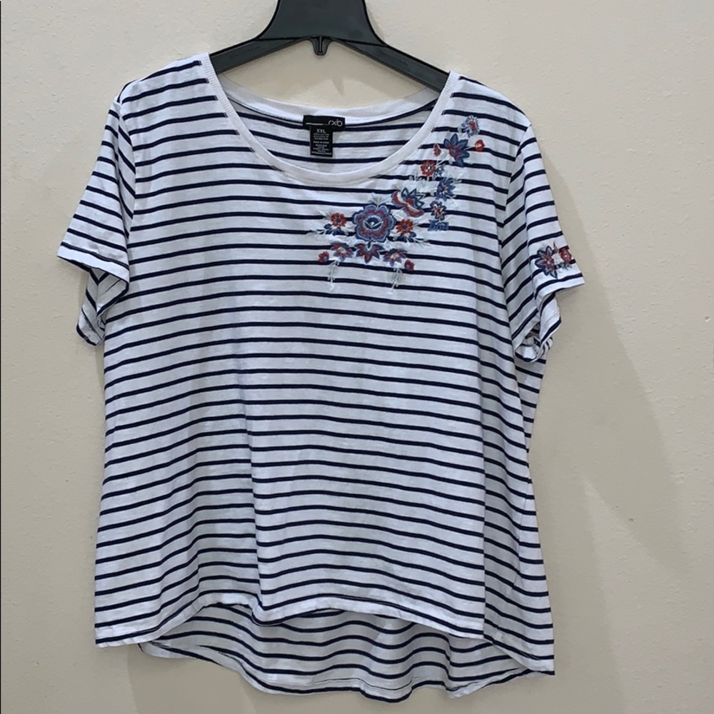 Plus Size Embroidered Top